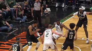 Eric Paschall Shows His Dominance Postirizes Giannis