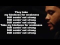 Future - Comin Out Strong (Lyrics On Screen) ft. The Weeknd [HNDRXX]