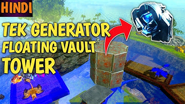 ARK MOBILE | HOW TO MAKE TEK GENERATOR FLOATING VAULT TOWER IN HINDI