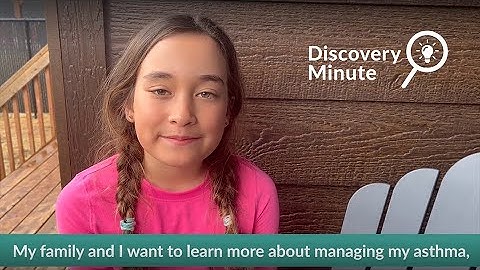 Virtual asthma education for kids and caregivers - CHEO Discovery Minute