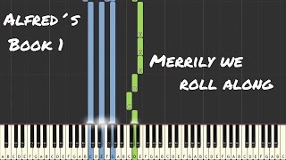 Merrily we roll along - Alfred´s Basic Adult All in One Piano Course - Book 1 - p. 35