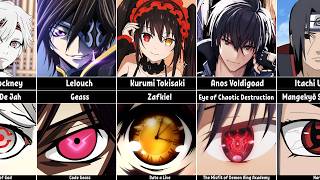 Anime Characters Who Have Unique Eyes