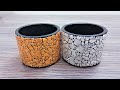 How to decorate old flower pots - DIY flower pots - Recycled flower pots