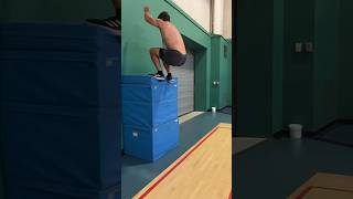 CRAZY Slo-Mo Box Jump PR #bounce #jumps #vert
