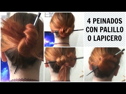 Video: 4 formas de peinarse con un lápiz