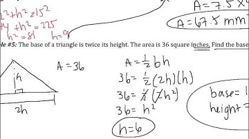 11.1: Areas of Triangles and Parallelograms