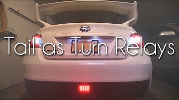 Diode Dynamics Tail as Turn Relays (2016 Subaru WRX)