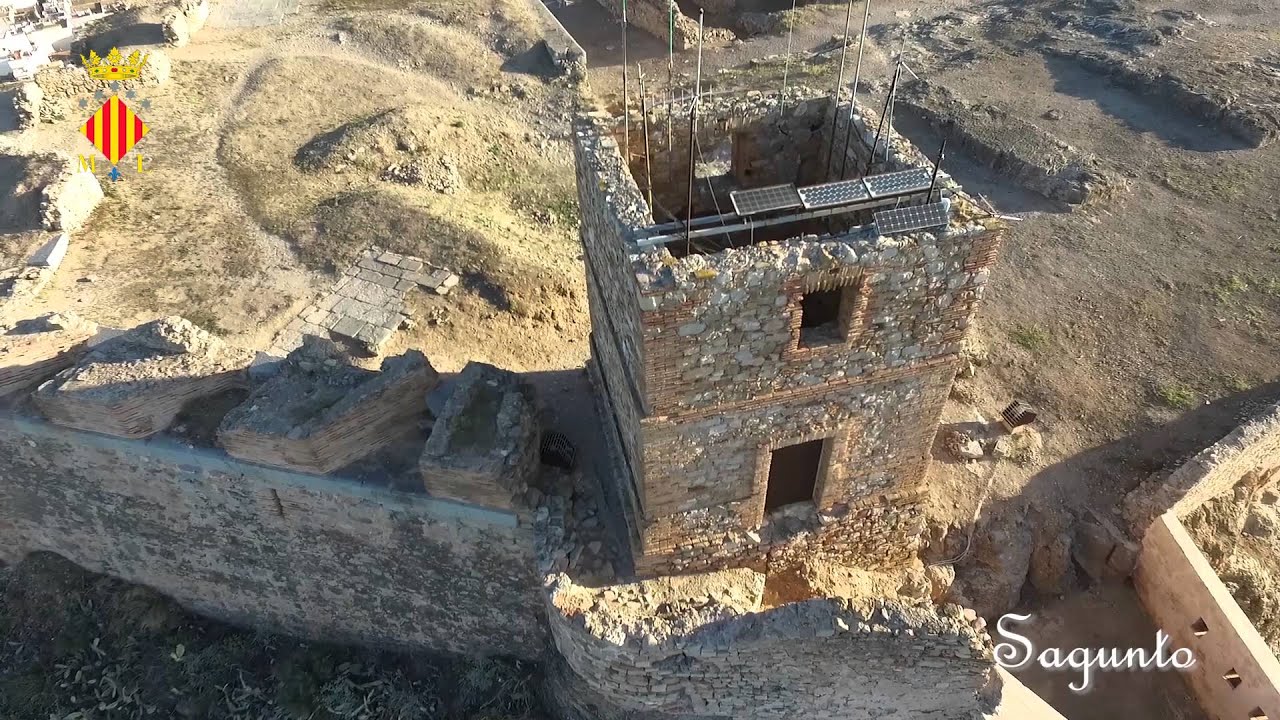 Aéreo del Castillo de Sagunto