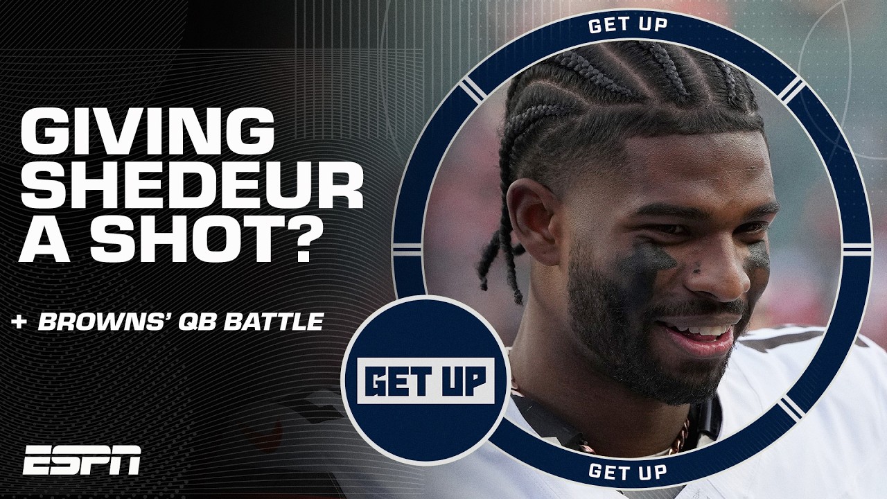 Tannenbaum says Shedeur Sanders should 'WITHOUT A DOUBT' be Browns' QB1 😱 | Get Up