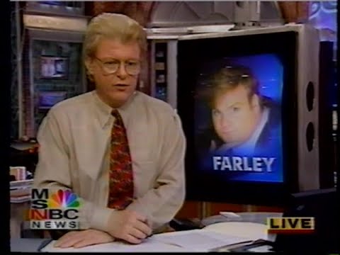 Chris Farley - Death (1997) MSNBC News Report - YouTube