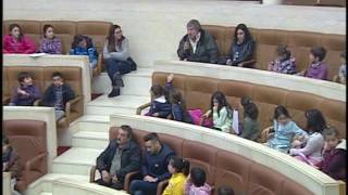 Visita del Colegio Virgen de la Velilla al Parlamento