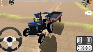 tractor simulator games - Tractor Driving 3d | Indian Tractor Trolley Cargo Simulator | #6 screenshot 2