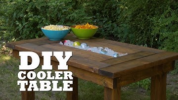 DIY Table Troff Cooler