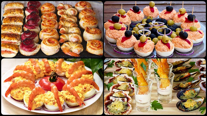 11 IDEAS Fáciles de APERITIVOS y CANAPÉS para BRILLAR EN NAVIDAD 2024