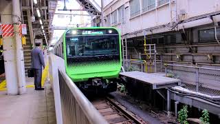 JR東日本　E235系車両　山手線　内回り　五反田駅