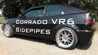 Vw Corrado Vr6 Sidepipes - Sound & Accelerations & Onboard