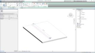 Modeling a Trench through a Slab in Revit 2017