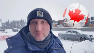 Помогите снег повсюду 😊, Grande Prairie, Alberta Canada