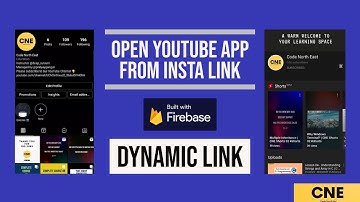 How To Open Instagram Link in Bio in YouTube App Directly 2021 | Firebase Dynamic Link Step By Step