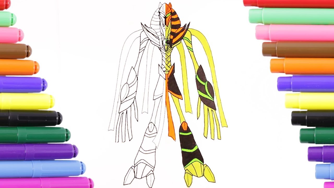 Ben 10 Benmummy Coloring Page for Kids, Coloring Book