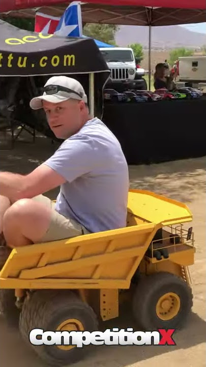 RC Dump Truck! Riding in RC4WD Dump Truck at Pro-Line By The Fire Event #Shorts