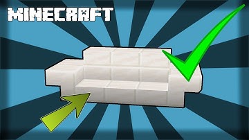 MINECRAFT | How to Make a Simple Easy Sofa Couch! 1.14.4
