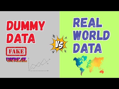 Real World Data vs Dummy Data | Mapping World Populations | Use Real Data for Better Projects
