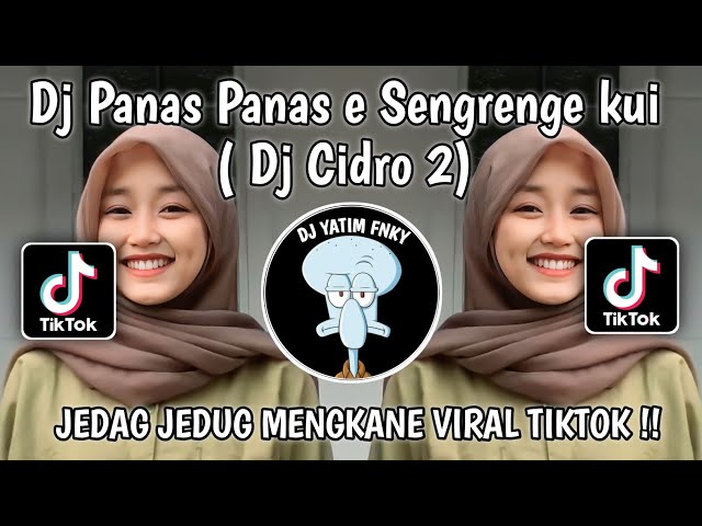 DJ  PANAS PANAS E SENGRENGE KUI DJ CIDRO 2 REMIX MENGKANE VIRAL TIKTOK class=