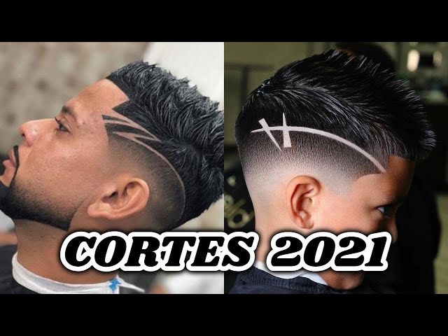 20 cortes de cabelo masculino com risquinho pra você fazer ainda esse ano  😱 