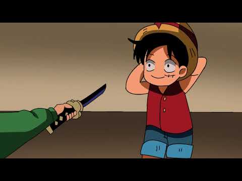 One Piece / Luffy and Zoro Zero Two Dodging Meme