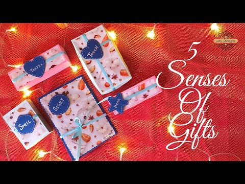 5 Senses Gifts For Him or Her, Handmade Gifts idea, DIY 5 Senses Gifts  Idea