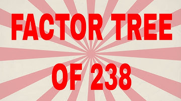 Factor tree of 238|Prime factor tree