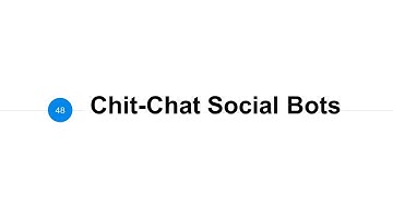 ADL Lecture 12.3: Chit-Chat Social Bots 聊天型對話 (20/06/02)