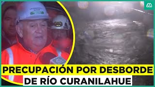 Más de 110 mm de agua: Preocupación por desborde de río Curanilahue