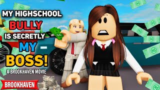 My High School Bully Is SECRETLY My Boss!|| Roblox Brookhaven 🏡RP || CoxoSparkle2