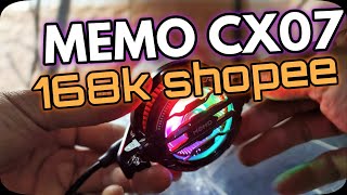 Đập hộp: Sò lạnh memo cx07 mua trên shopee.