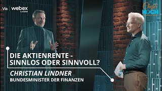 Wie sinnlos oder sinnvoll ist die Aktienrente? | Finanzminister Christian Lindner im Holo-Talk