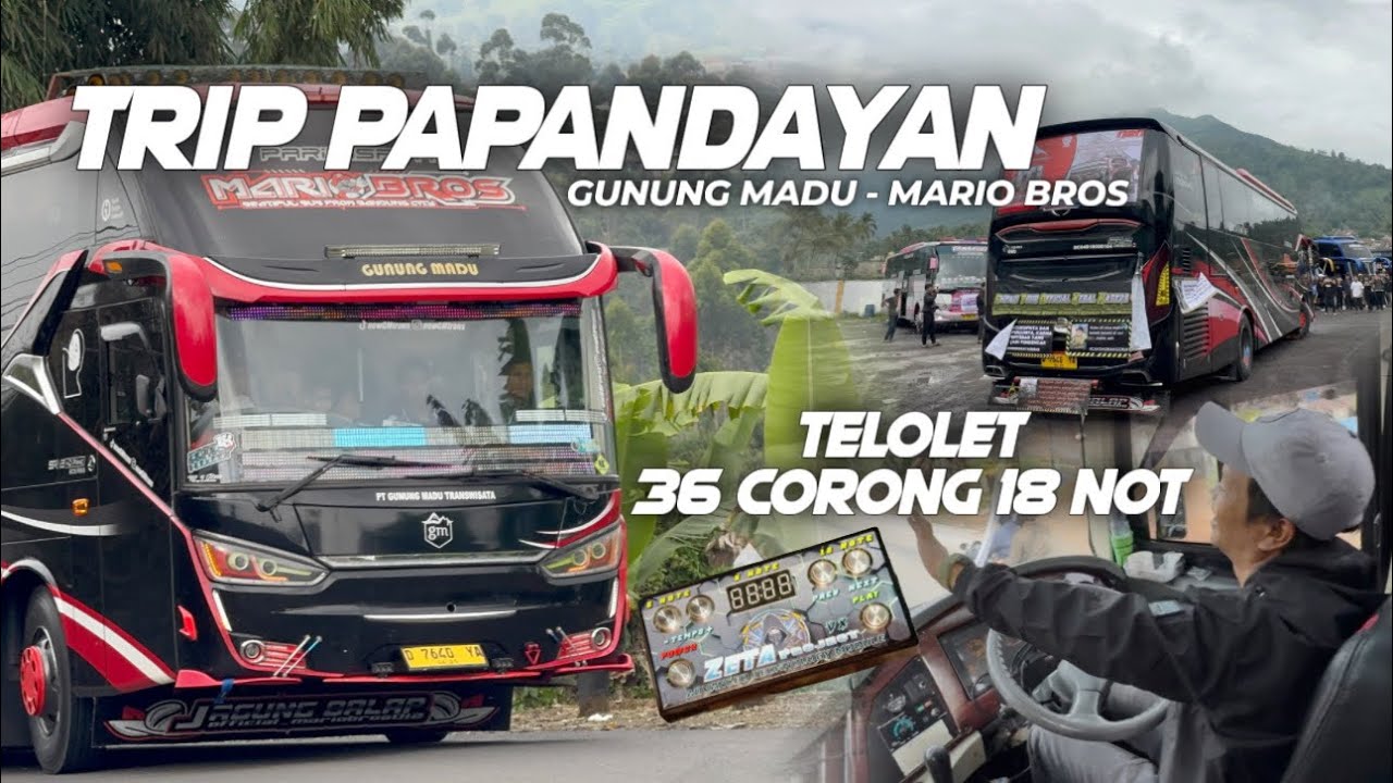 PAPIH ADEP STYLE, FULL GIWAR - GIW4R🥵Begini Rasanya Naik Bus Gunung Madu 