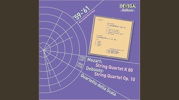 String Quartet No. 1 in G Major, K. 80: III. Menuetto and Trio