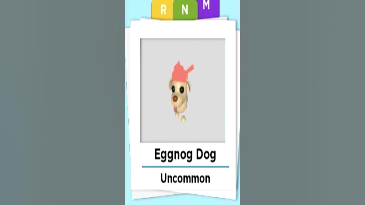 Eggnog Dog Neon & Mega Neon in Adopt me #shorts #eggnogdog #