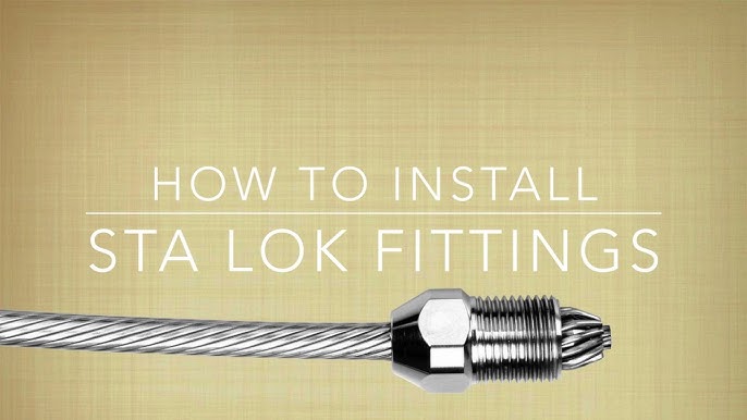 How To Fit Stainless Steel Eye Fittings 