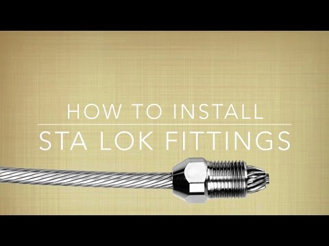 How to Install Sta-Lok fittings