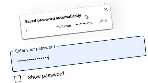 Save Password Feature Enable in Microsoft Edge Browser