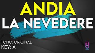 Andia - La Nevedere - Karaoke Instrumental Resimi