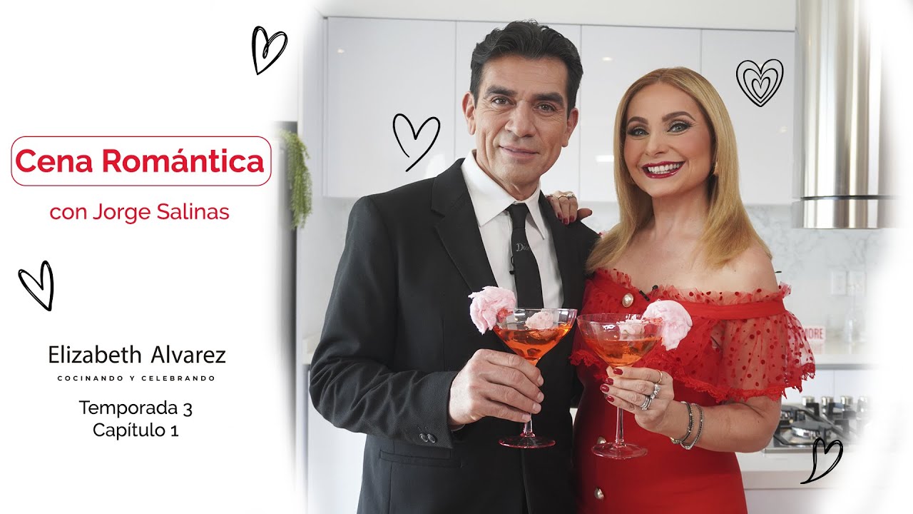 ¡Cena Romántica con Elizabeth Álvarez y Jorge Salinas! 🍽️💖 #elizabethalvarez #jorgesalinas