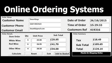 How to Create Ordering Systems in Excel Using VBA Full Tutorial