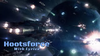 Video thumbnail of "GLORYHAMMER - Hootsforce - With Lyrics"