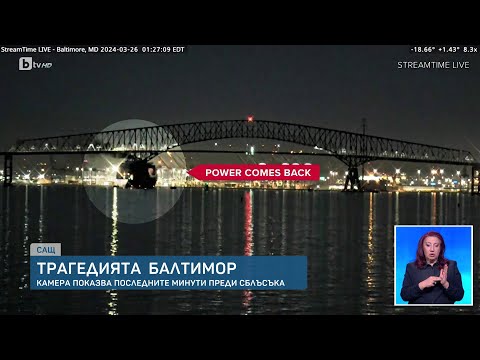 „Уверете си, че няма никой на моста“: Аудиозапис разкрива моментите преди катастрофата в Балтимор