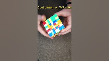 Awesome pattern on 7x7 Rubik