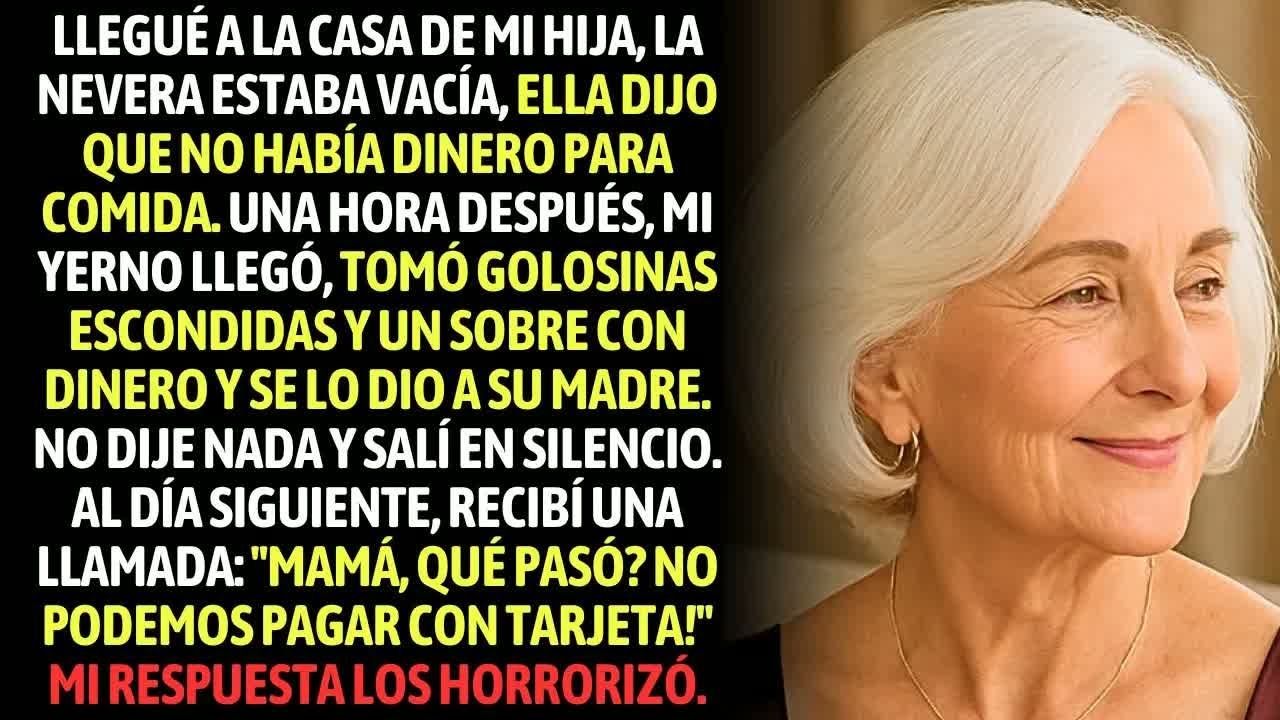 ＂No Hay Dinero, La Nevera Está Vacía＂ Dijo Mi Hija. Pero Para La Suegra Había Golosinas Y Un Sobre..